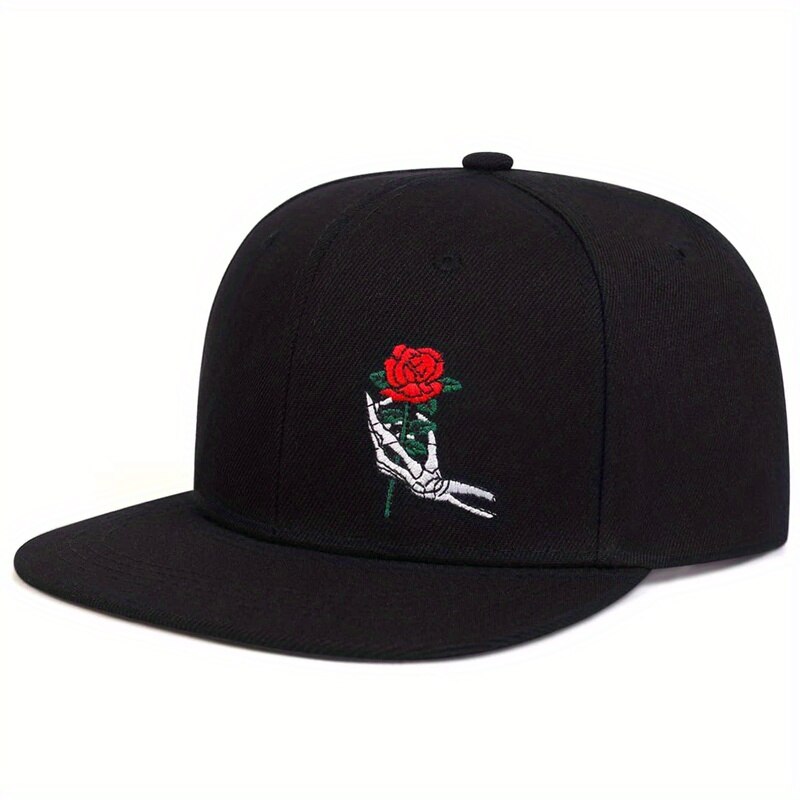 Кепки в стиле хип-хоп с прямым – обзор и цена Embroidery Rose
